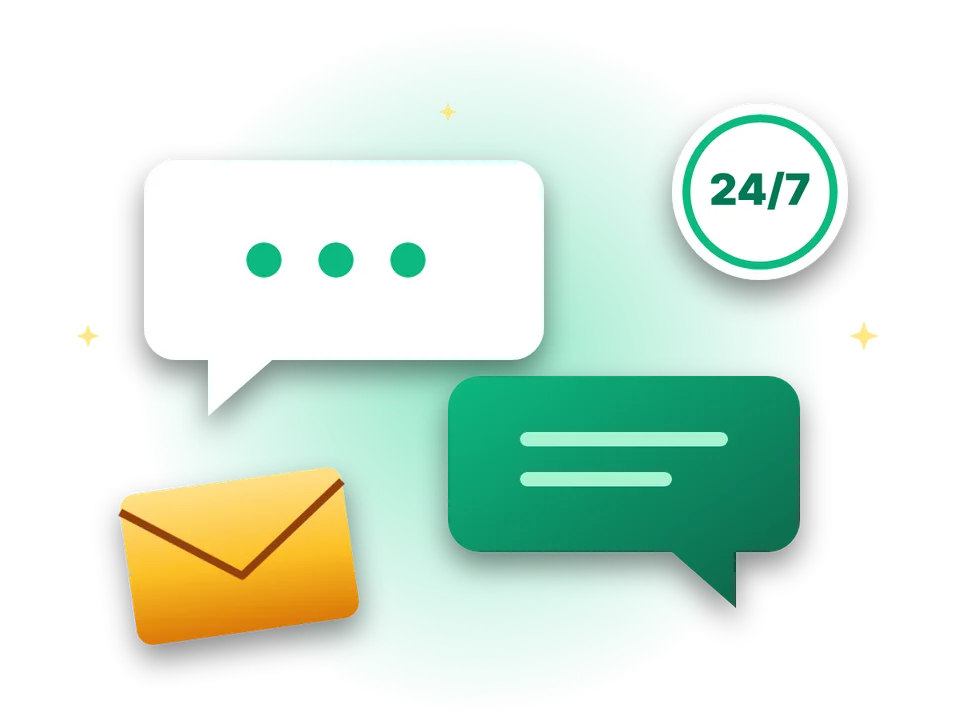 WinSpirit 24/7 live chat and email support